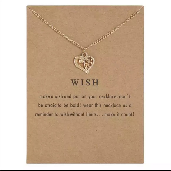 Jewelry - New Make a Wish Necklace